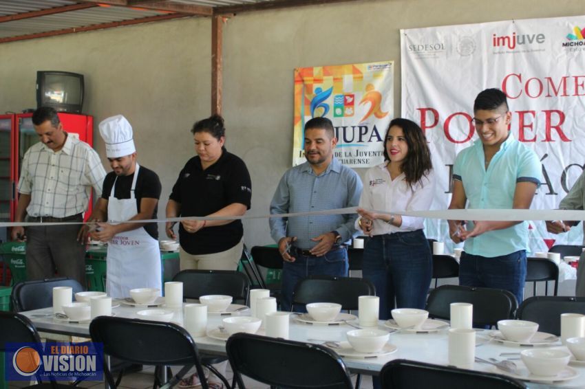 Inauguran “Comedor Comunitario Poder Joven