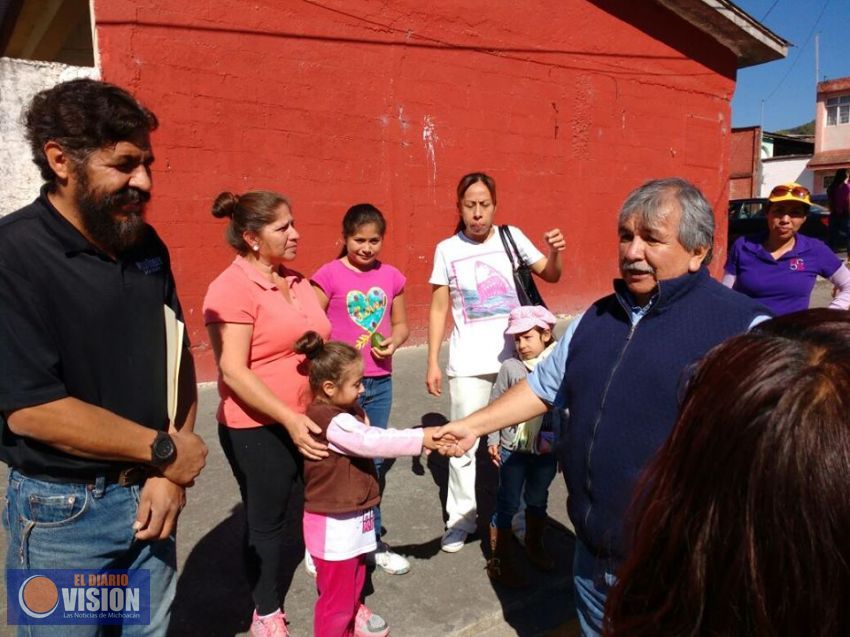 A seguir transformando distrito de Uruapan Norte llama Ángel Cedillo
