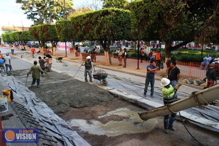 Más del 60% de avance presenta la obra de pavimentación del Centro Histórico