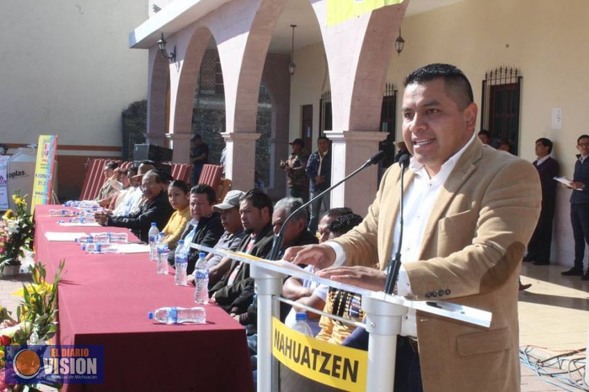 Instalan módulos de Rentas y Registro Civil en la comunidad de Arantepacua, Nahuatzen