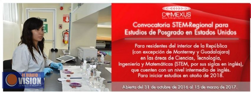 Becas Fulbright-García Robles ofrece posibilidad de estudios de Posgrado en Estados Unidos