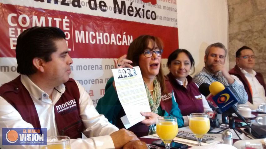 Morena y Wallace cada quien con su marcha el domingo 