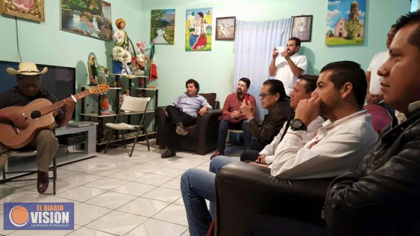 Ayuntamiento de Erongarícuaro y SPI se reúnen con los creadores de la Danza de 
