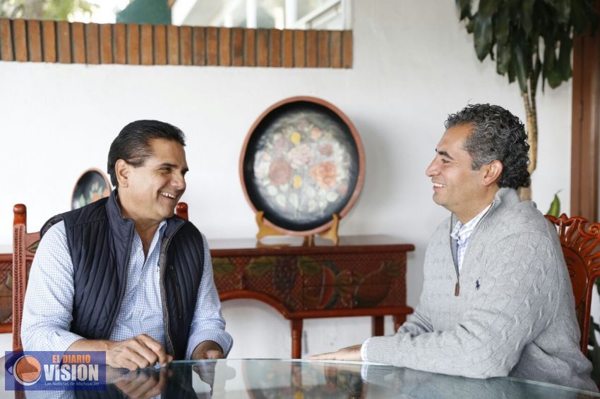 Sostiene Gobernador reunión con líder nacional del PRI 