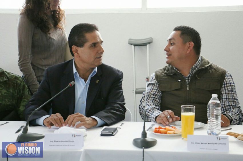 No se escatimarán esfuerzos ni recursos en materia de seguridad: Víctor Manríquez