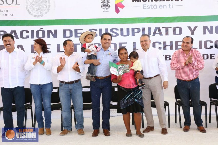 Plantea Gobernador Plan Integral de Desarrollo en Susupuato y Nocupétaro 
