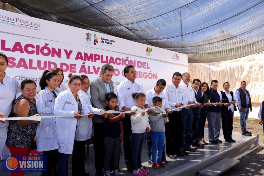 Suman 130 los Centros de Salud dignificados y modernizados: Silvano Aureoles