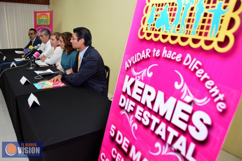 Anuncian la tradicional Kermés del Sistema DIF Michoacán