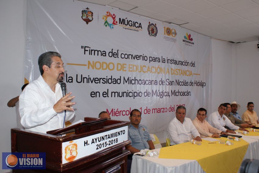 Oficial: Nodo de Educación a Distancia de UMSNH en Múgica