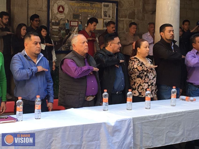 Tarímbaro realizó acto conmemorativo al Día de la Bandera 