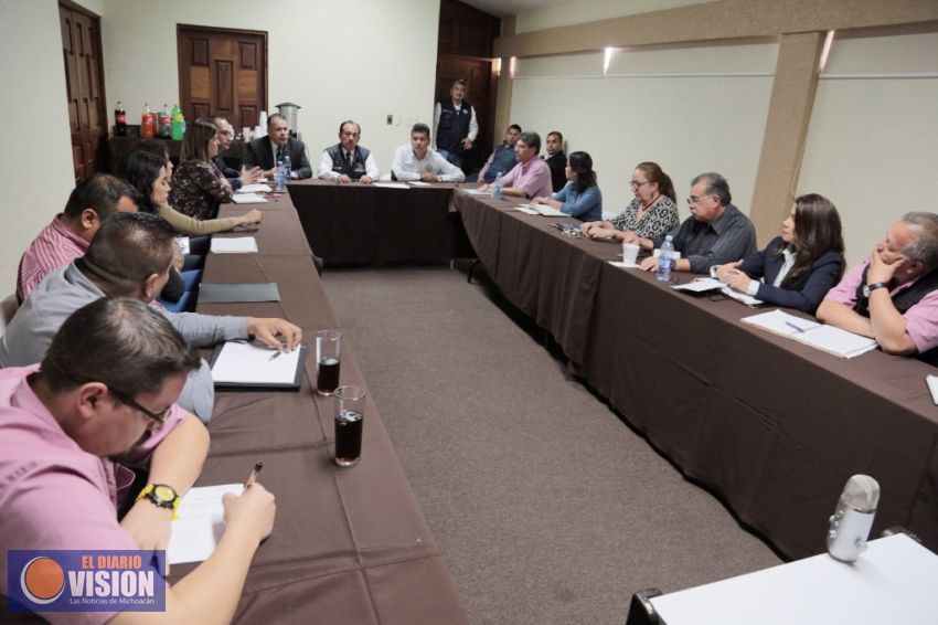 SSP y Cabildo de Zamora revisan avances en seguridad y desarrollo social