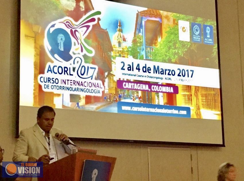 Participa “Lupo” Hernández en Foro de Otorrinolaringología en Colombia