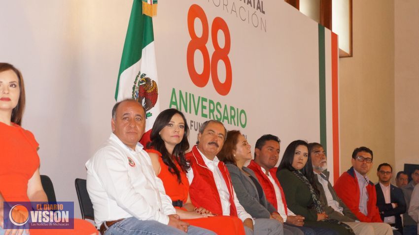 PRI celebra 88 años de su fundación