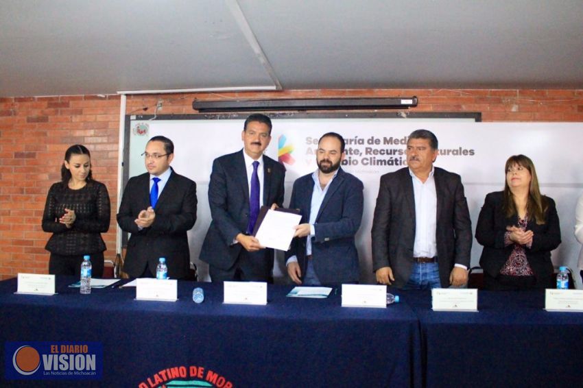 La SEMARNACC y el Instituto Latino de Morelia signan convenio de colaboración 