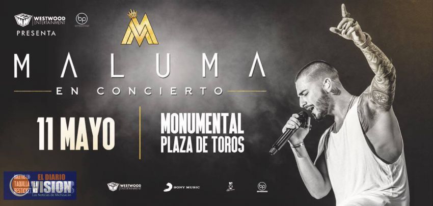 Por primera vez se presentará Maluma en Morelia 