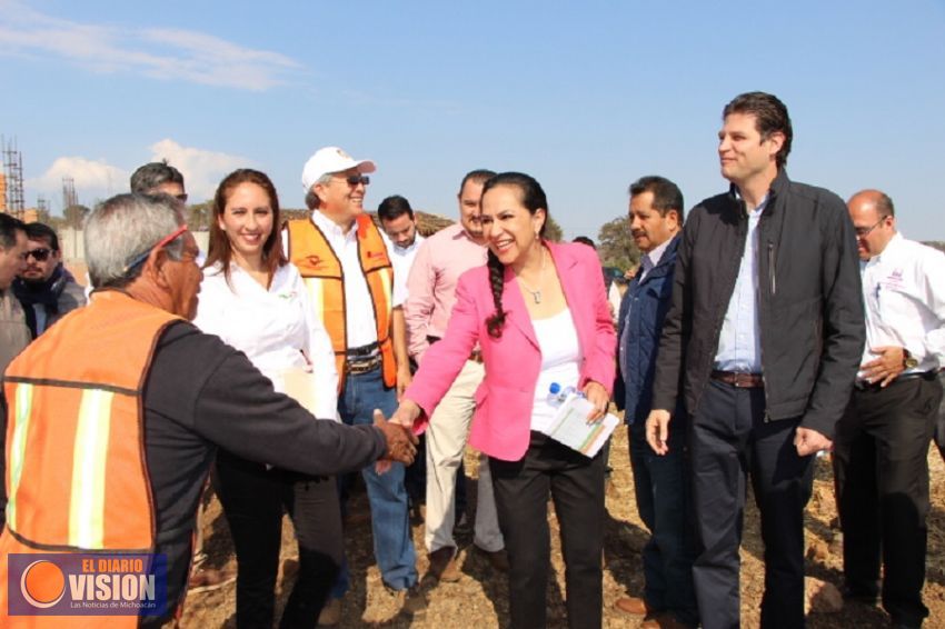 Supervisan CECyTEM y Ayuntamiento de Morelia obra de infraestructura en Cuto de la Esperanza