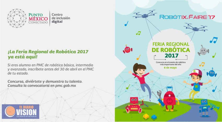 SCT lanza convocatoria para Feria Regional de Robótica 2017