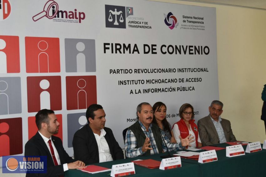 PRI Michoacán al 100% con la transparencia y rendición de cuentas 