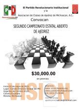 Lanzan Convocatoria del Campeonato Estatal Abierto de Ajedrez 2011