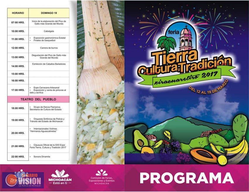 Anuncian el programa de la Feria 