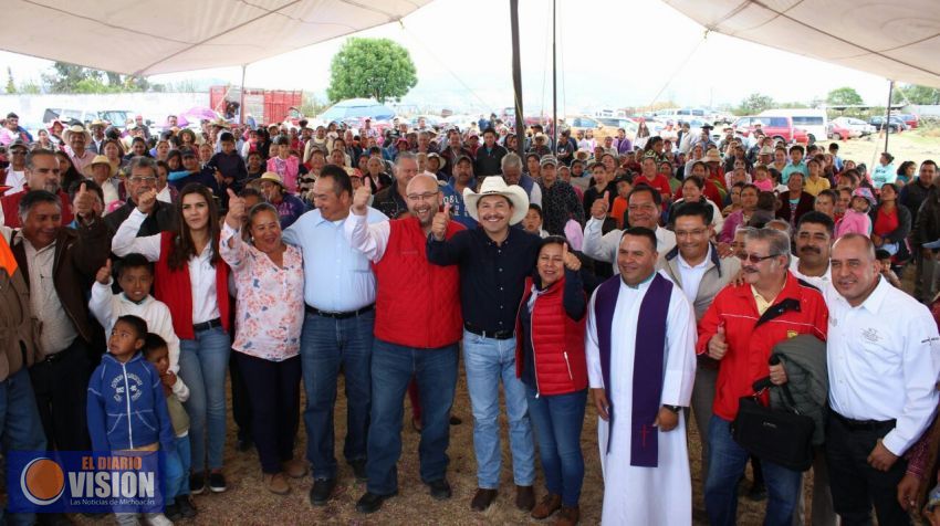 Entrega SCT obra con inversión de 2.8 MDP en Contepec