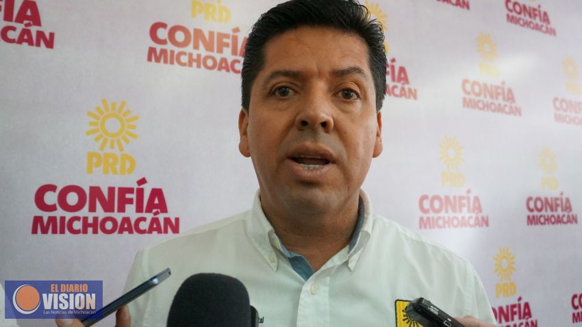 Próxima elección interna en el PRD Michoacán muy probablemente lo realice el INE: García Conejo 