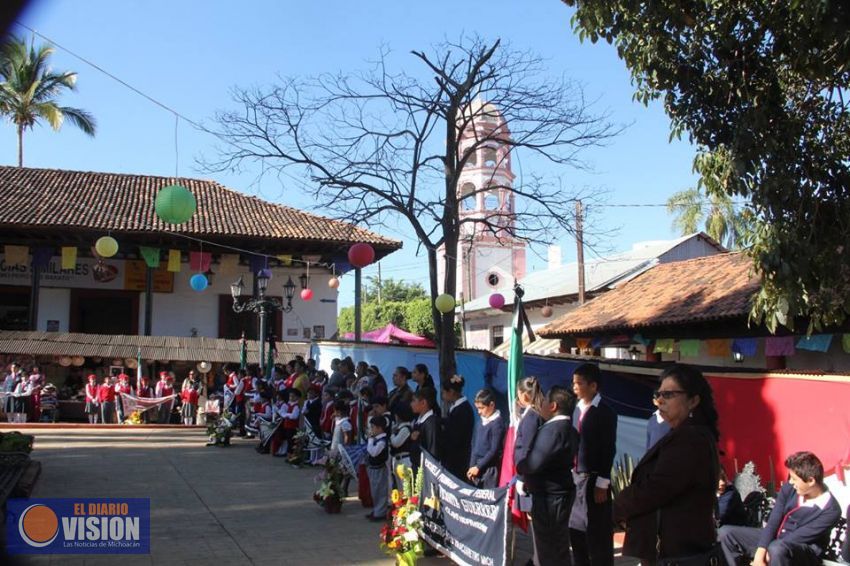 Realizan en Ziracuaretiro ceremonia conmemorativa al CDLII Aniversario Luctuoso de Vasco de Quiroga