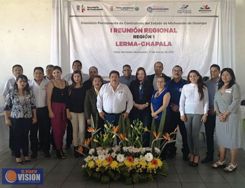 Realiza Secoem Primera Reunión de la Comisión Permanente de Contralores del Estado, región I Lerma 