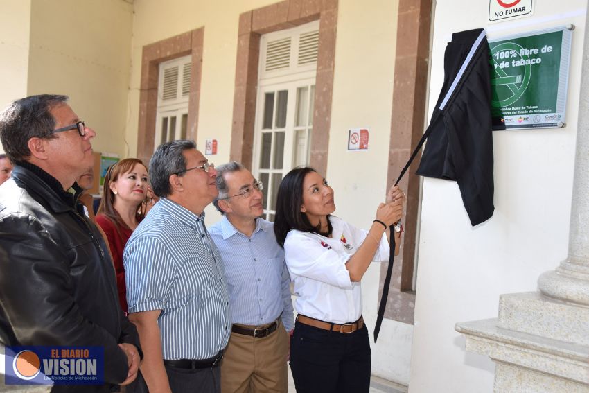Edificios del DIF Michoacán libres de humo de tabaco