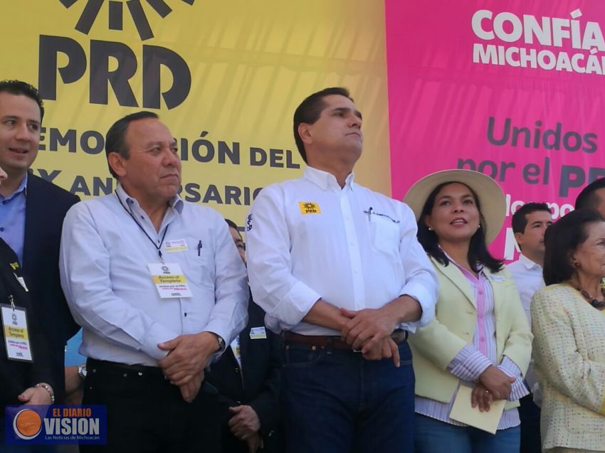 Del PRD saldrá el próximo presidente: Silvano Aureoles