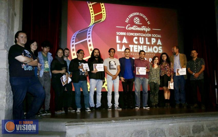 Premian a los mejores trabajos del 3er. Concurso Estatal de Cortometraje