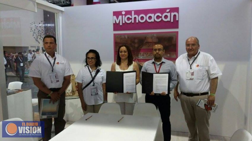 Michoacán continúa promocionando sus atractivos en el XLII Tianguis Turístico de México
