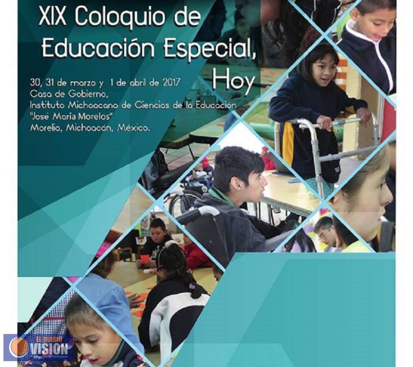 Mañana inaugurarán el XIX Coloquio en Educación Especial