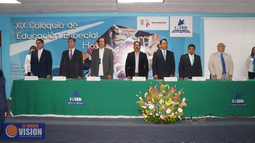 Inauguran el XIX Coloquio en Educación Especial del IMCED 