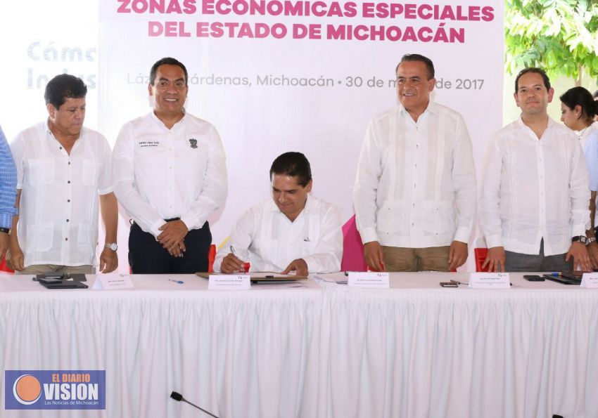 Promulga Gobernador Ley de Zonas Económicas Especiales de Michoacán