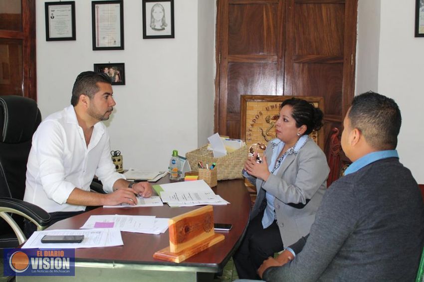 Ayuntamiento de Erongarícuaro firma convenio con Caja Morelia Valladolid y Sí Financia
