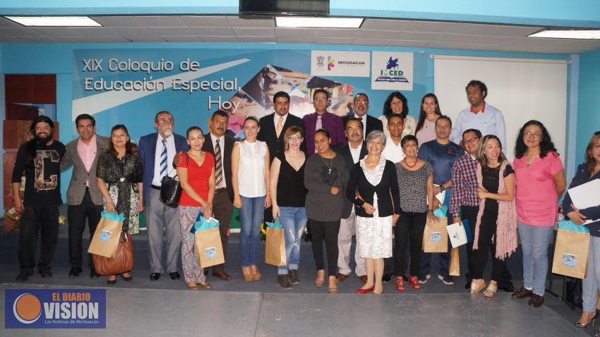 Concluyó el Coloquio de Educación Especial en el IMCED
