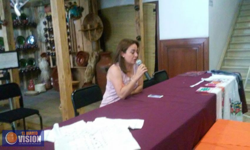 Todo listo para el Tianguis Artesanal en Uruapan: Claudia Chávez.
