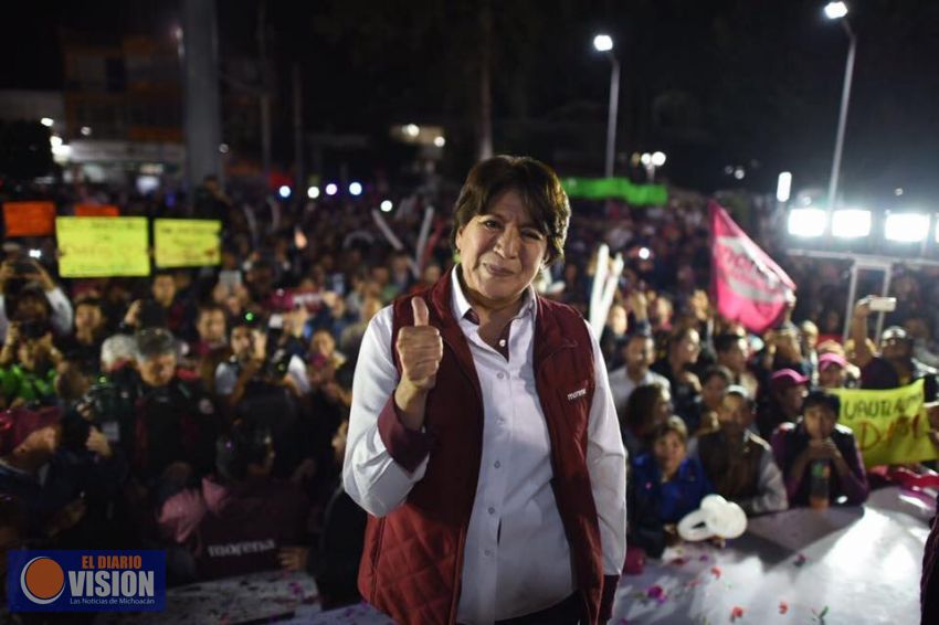 Delfina Gómez arranca campaña en el municipio de Texcoco, lugar que gobernó
