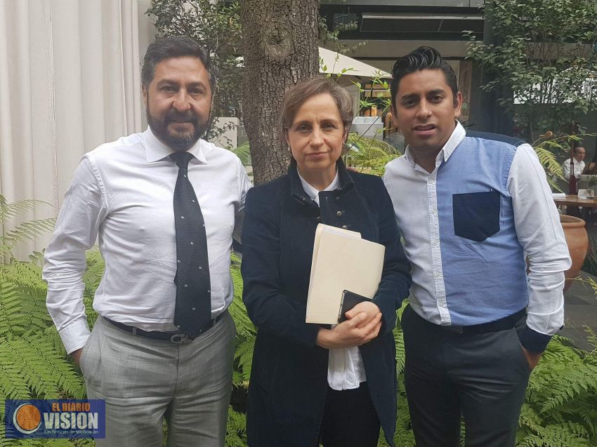 Confirma Aristegui su asistencia a la entrega de la Presea Gertrudis Sánchez