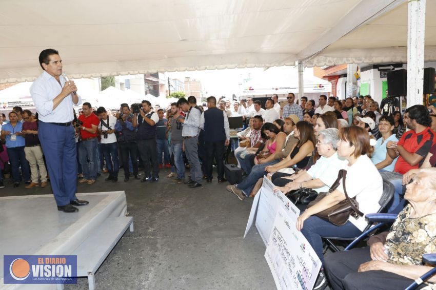 Atendemos de manera cercana las necesidades de la gente: Silvano Aureoles