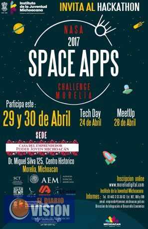 Invita IJUMICH y la NASA al hackathon más grande del mundo