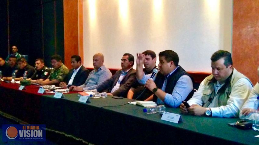 Juan Pablo se integra al Grupo de Coordinación para la Seguridad de Zacapu