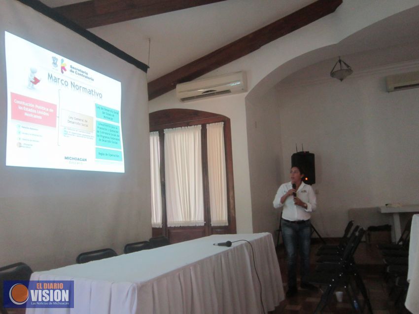 Se realizó capacitación de Contraloría Social en la Región Costa