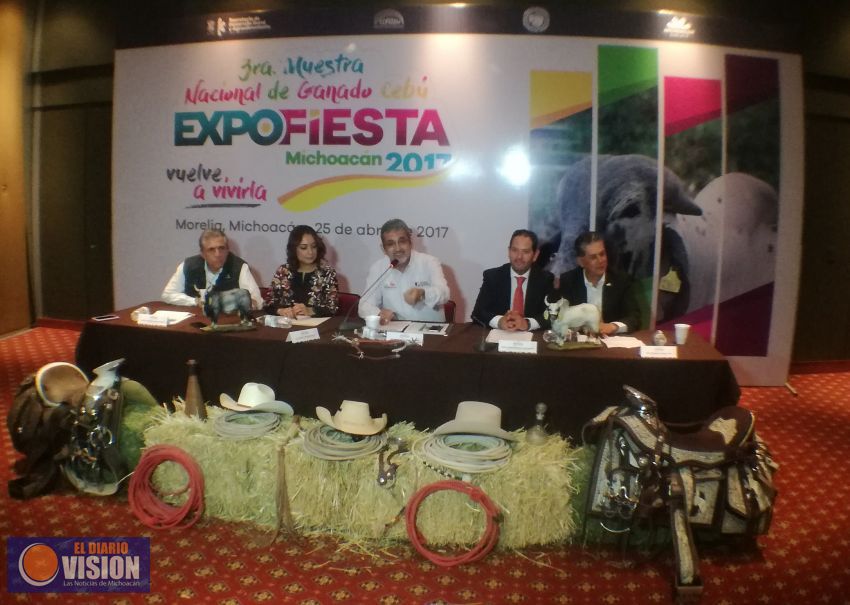 Anuncian la 3ra Muestra Nacional de Ganado Cebú