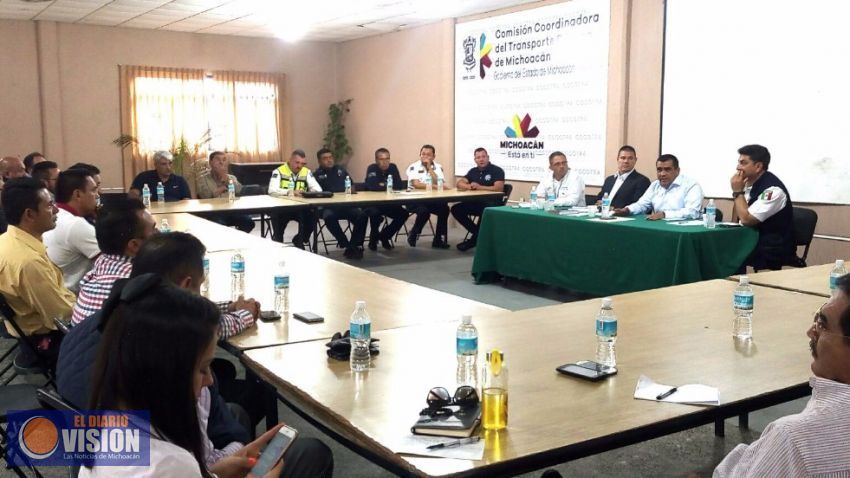 Revisan SSP y Cocotra operatividad de transporte para Expo Fiesta   