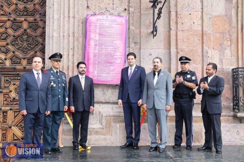 Más de 160 eventos en 476 Aniversario de la Fundación de Morelia.