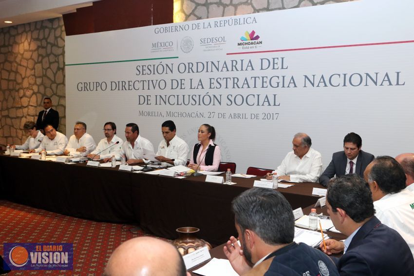Se suma Michoacán a la Estrategia Nacional de Inclusión Social