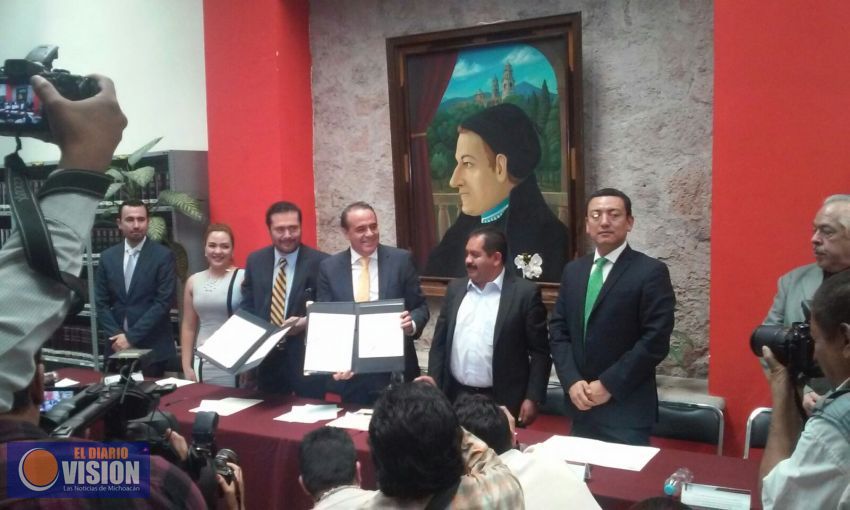 Congreso y la UNAM Celebran Convenio de Colaboración.