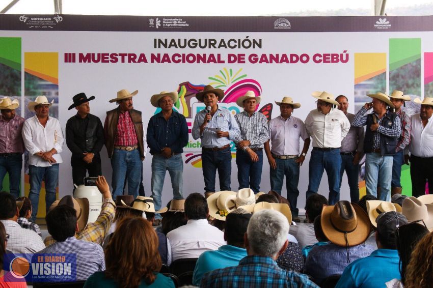 Inaugura Silvano Aureoles III Muestra Nacional de Ganado Cebú con muestra de 12 estados 